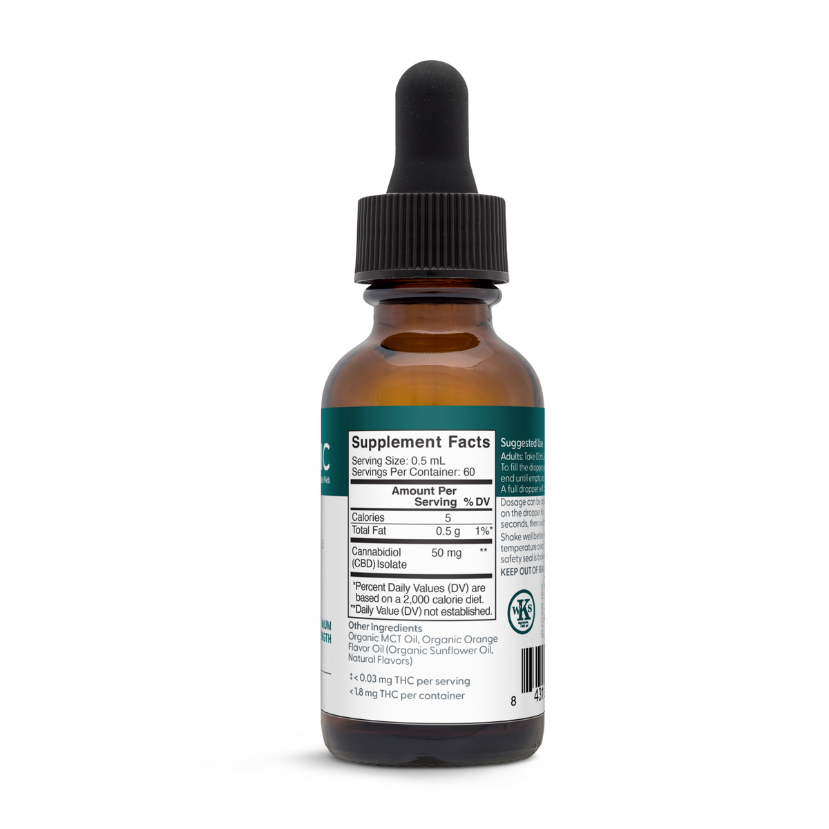 100mg CBD Isolate Oil 30mL